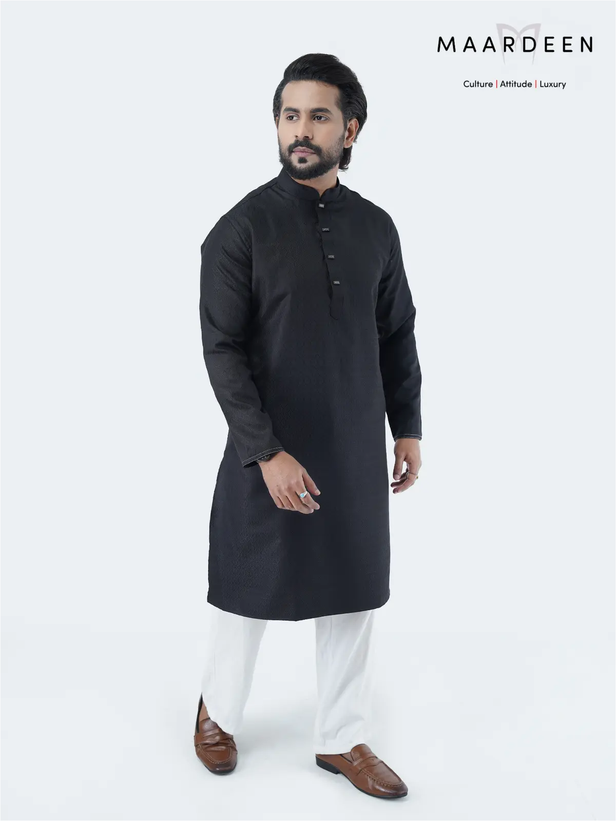 Luxury Jacquard Fabrics Black