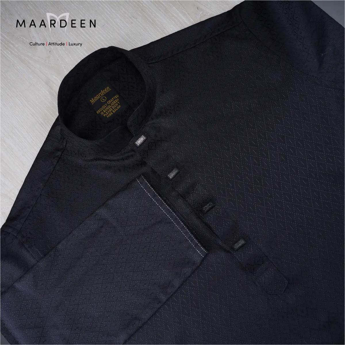 Luxury Jacquard Fabrics Black