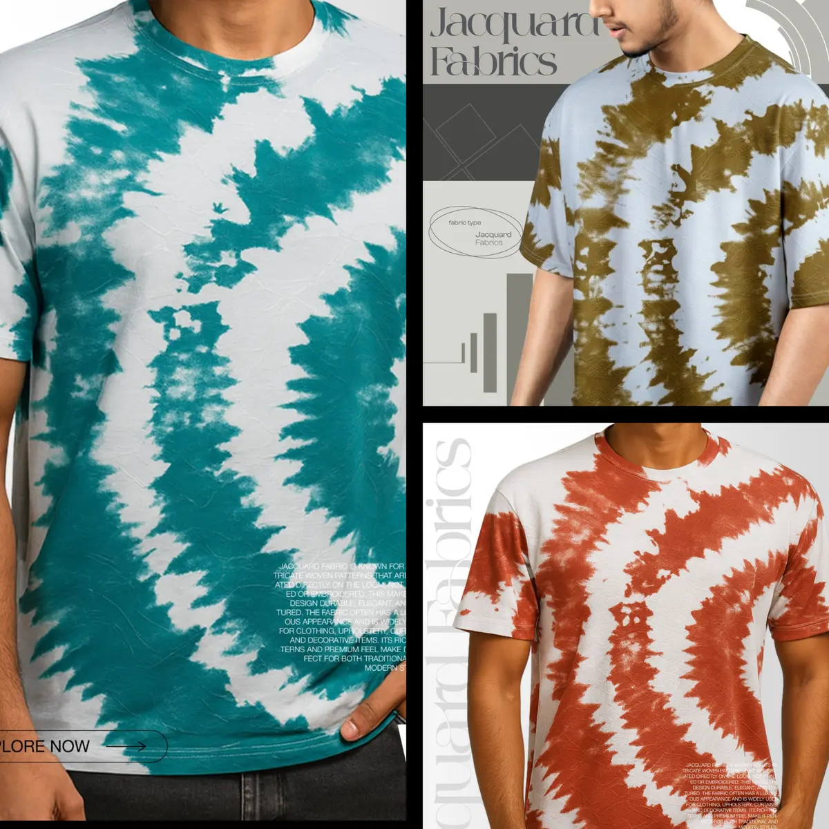 3 Drop Shoulder T-Shirt Combo 2