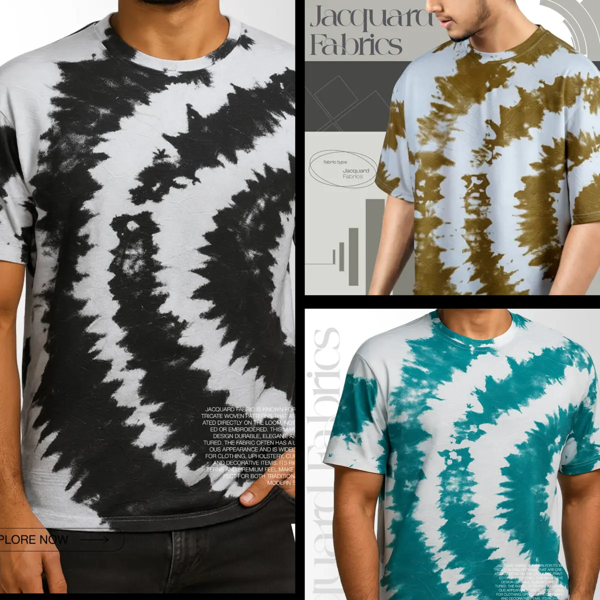 3 Drop Shoulder T-Shirt Combo 5