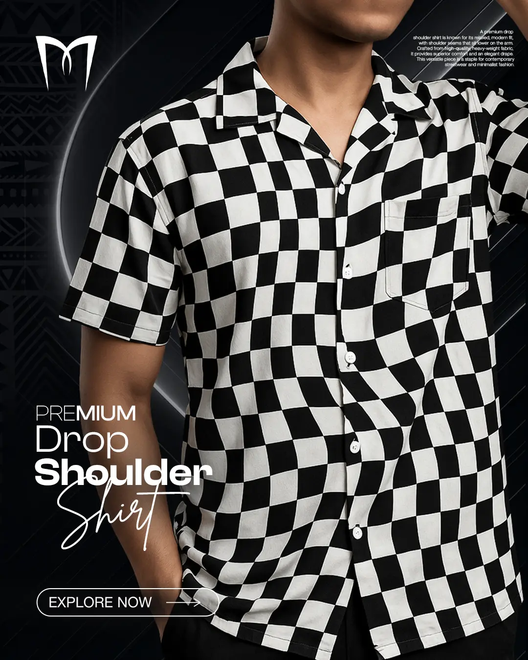 Drop Shoulder Shirt 3