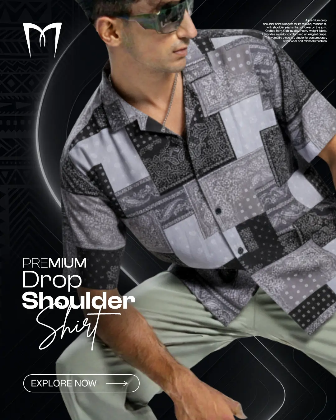 Drop Shoulder Shirt 6