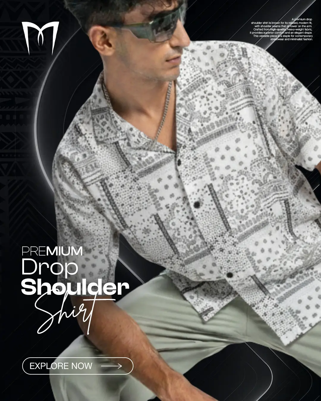 Drop Shoulder Shirt 7
