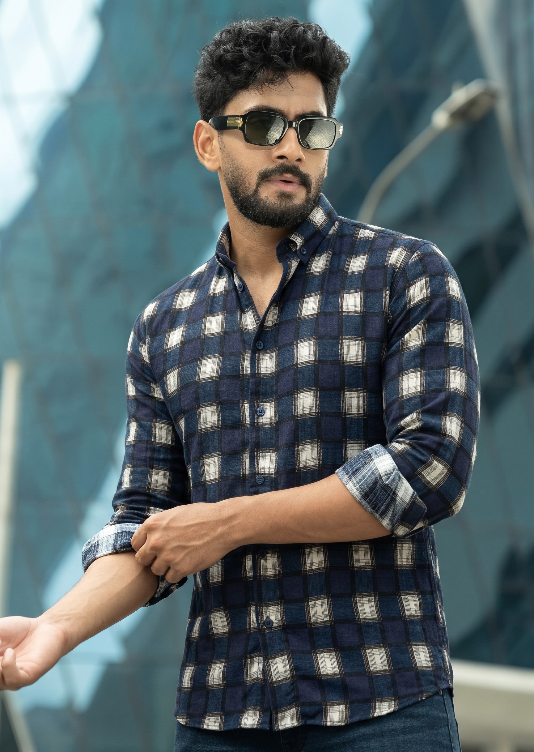 Luxury Fancy Cotton Check Shirt 2