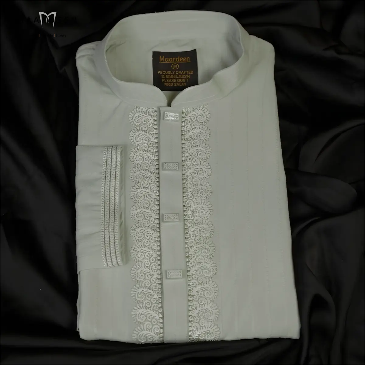 Luxury Coat Embroidery 3 Light Ash