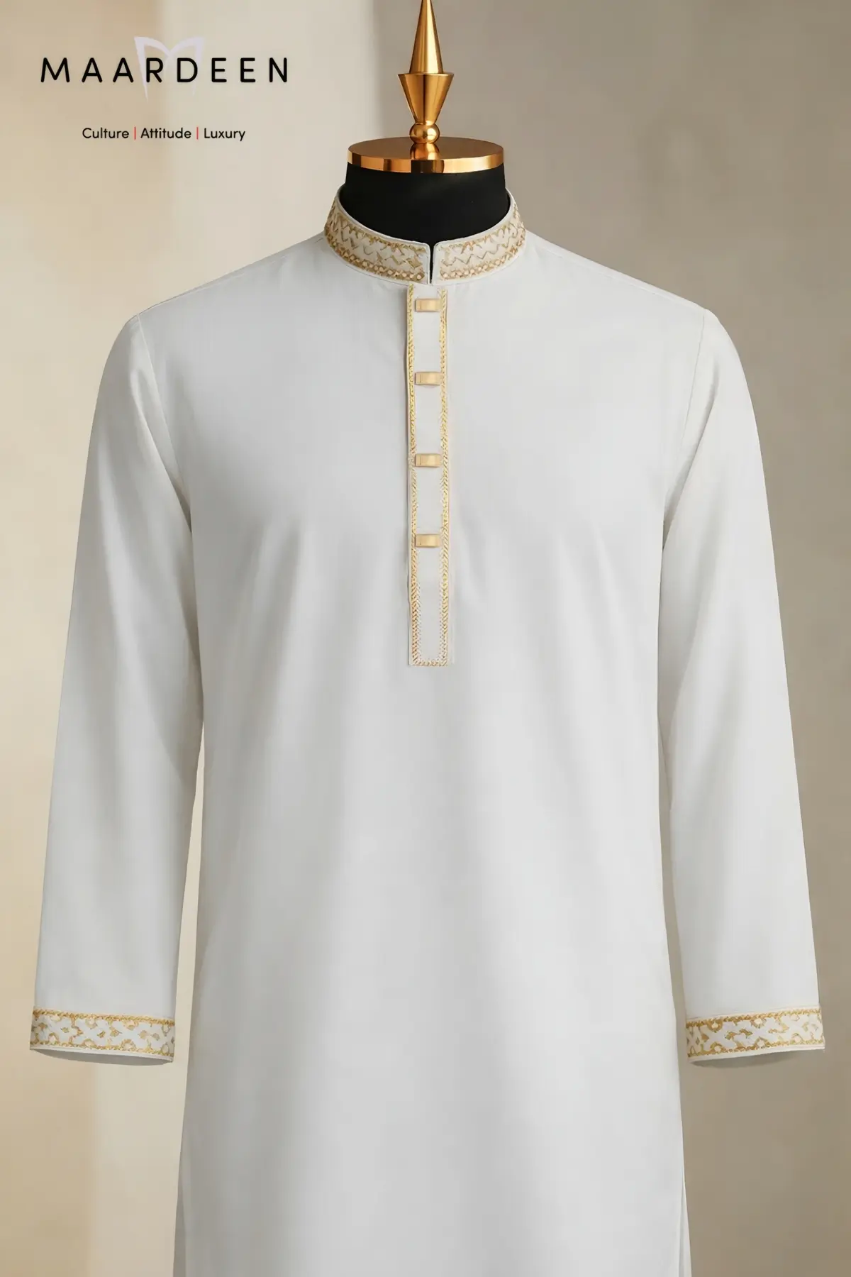 Luxury Fancy Cotton White