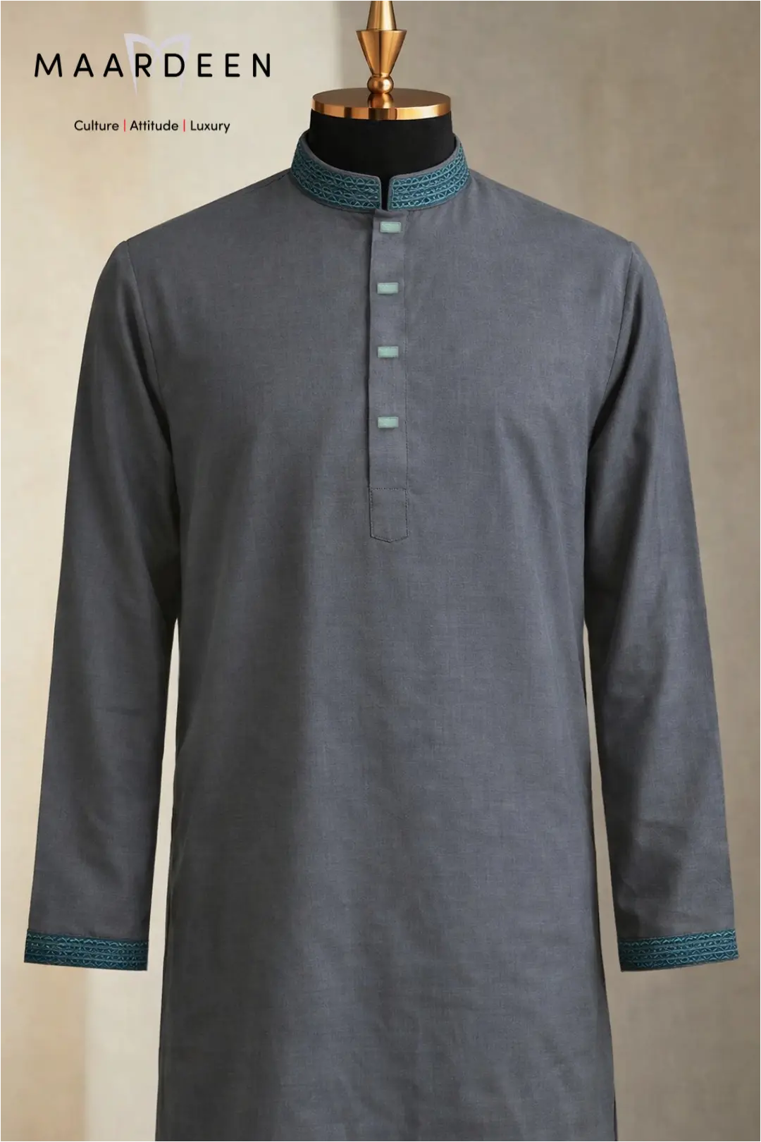 Luxury Cotton Basil Green