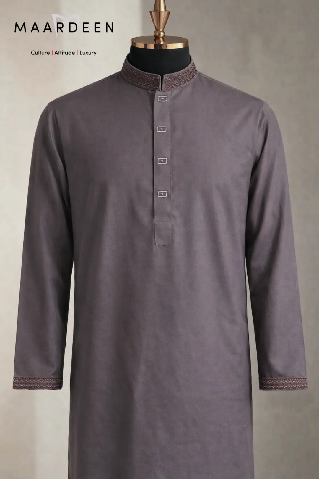 Luxury Cotton Fabrics Malaysia Grey
